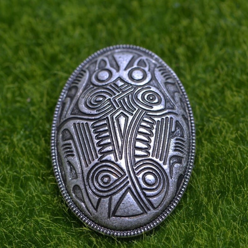 LANGHONG Norse Viking Brooch For Men Turtle Brooch Talisman Jewelry, Gift For Men - Image 4